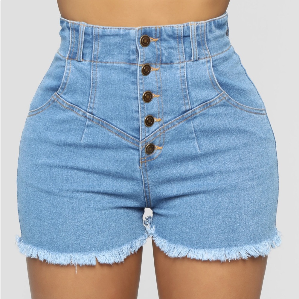 Fashion Nova “Everyday Denim Shorts”